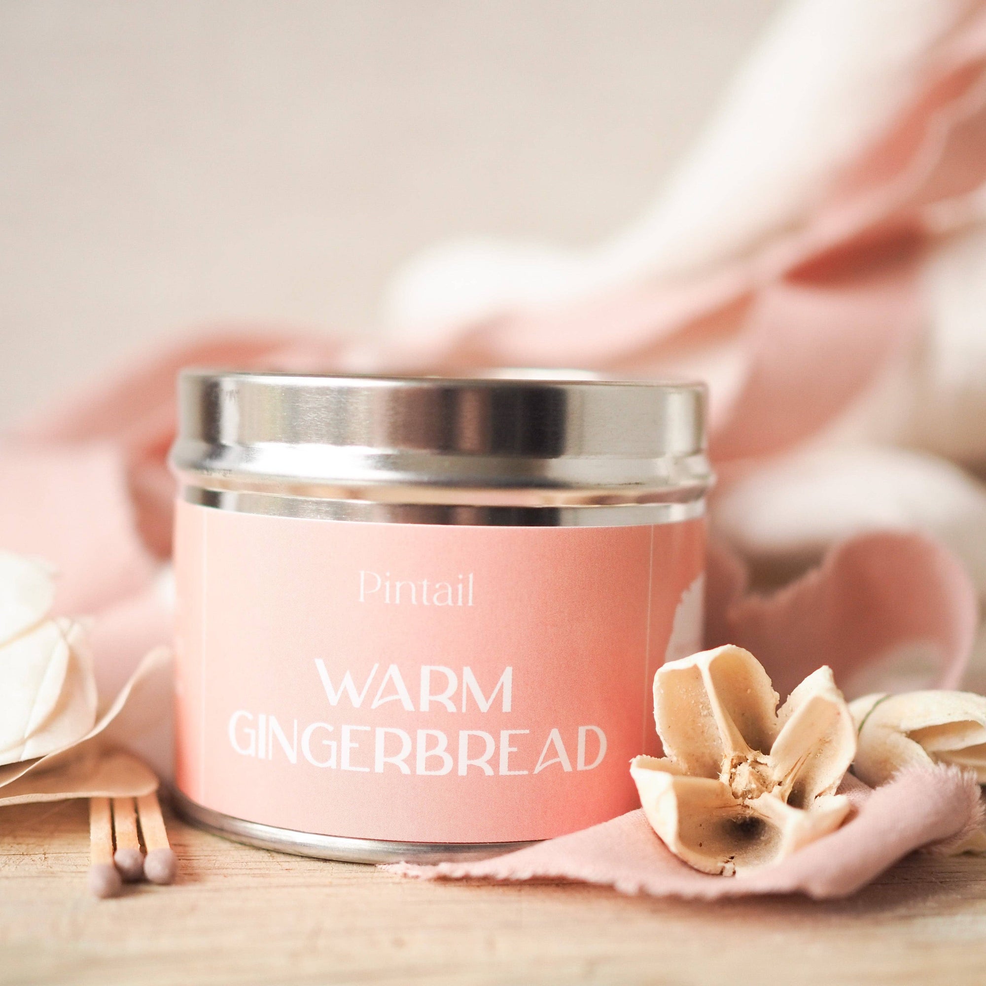 Warm Gingerbread Classic Tin Candle | Christmas Candlesn