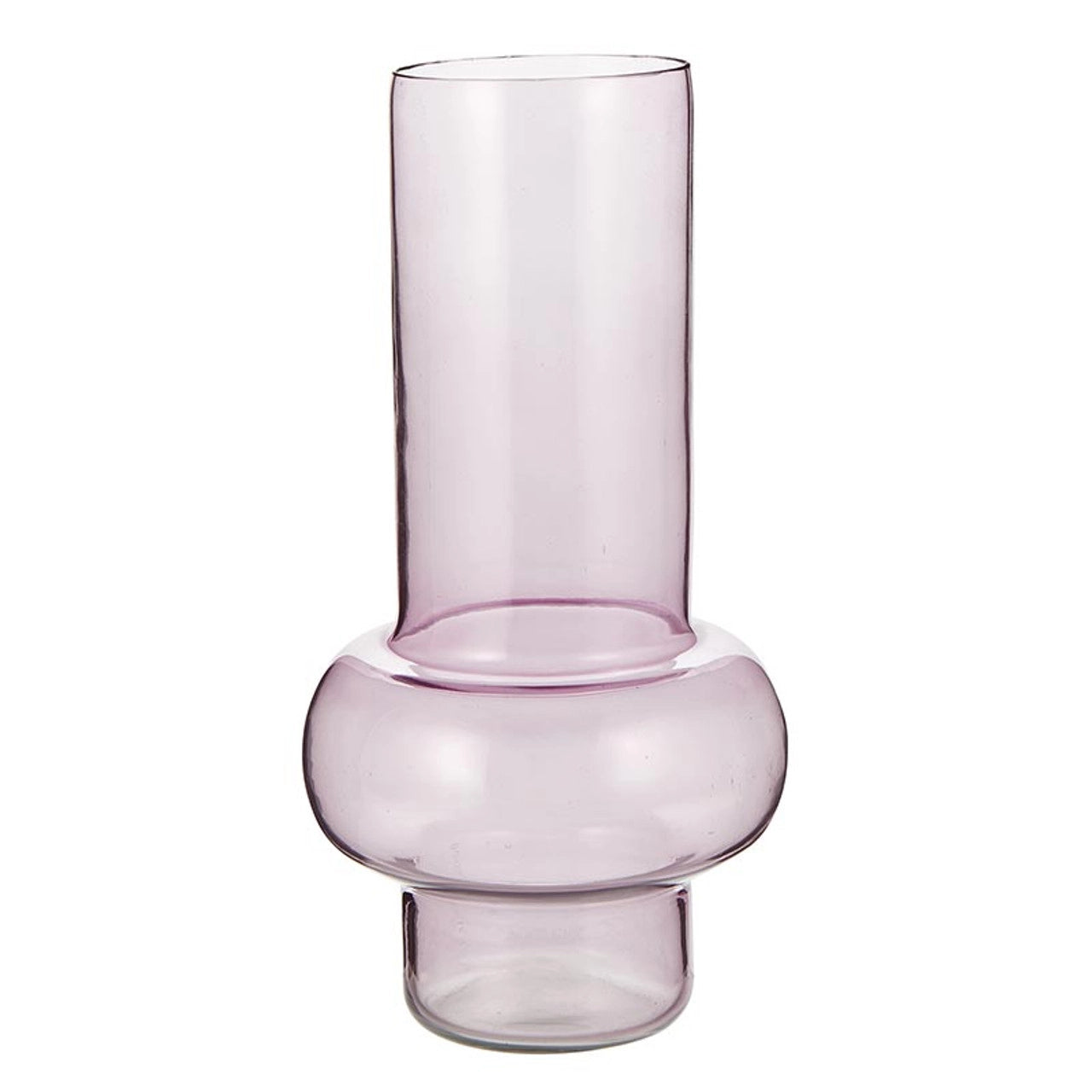 Purple Bubble Glass Vase