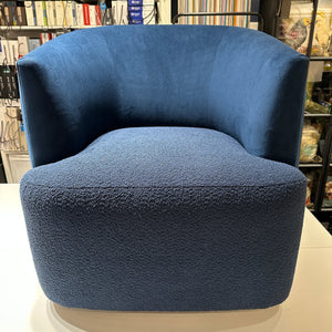 Tofino in Blue Velvet & Bouclé