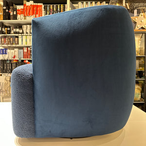 Tofino in Blue Velvet & Bouclé