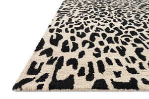 Black / Ivory - Masai Rug