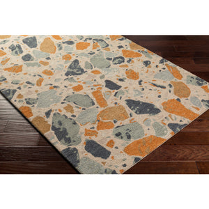 Terrazzo Orange Brick/Dark Blue