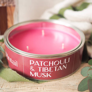 Patchouli and Tibetan Musk Triple Wick Candle | Large Candle