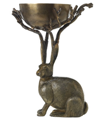 Hare with Branches Bowl