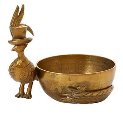 Peacock Serving Bowl