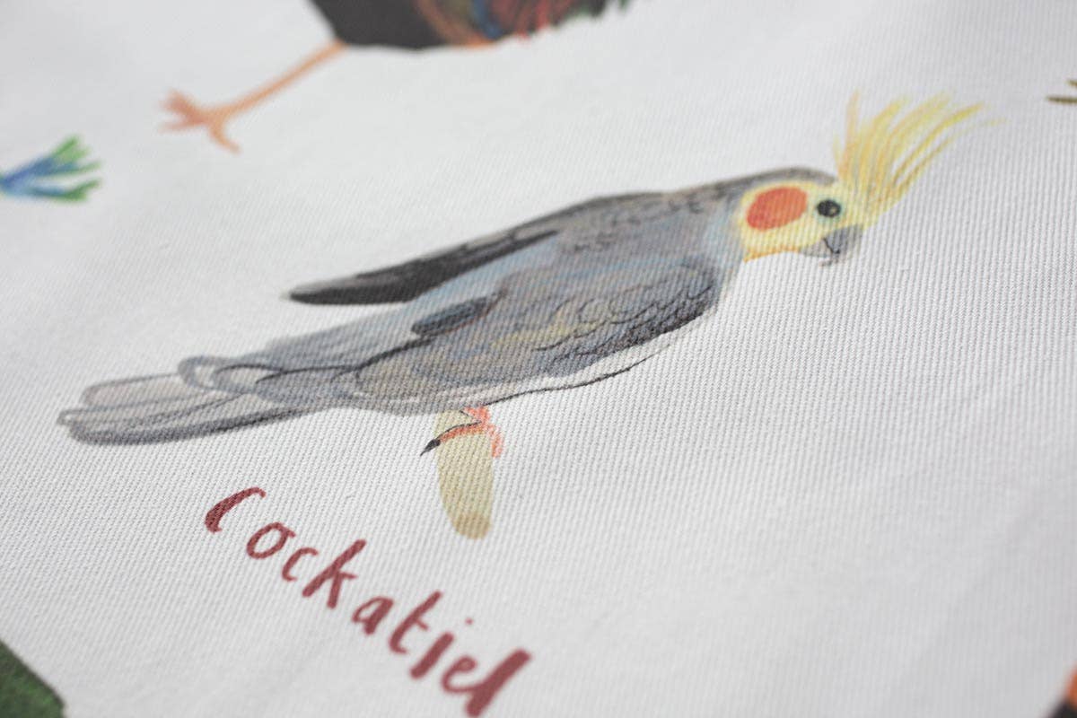 Cocks Bird Cotton Apron