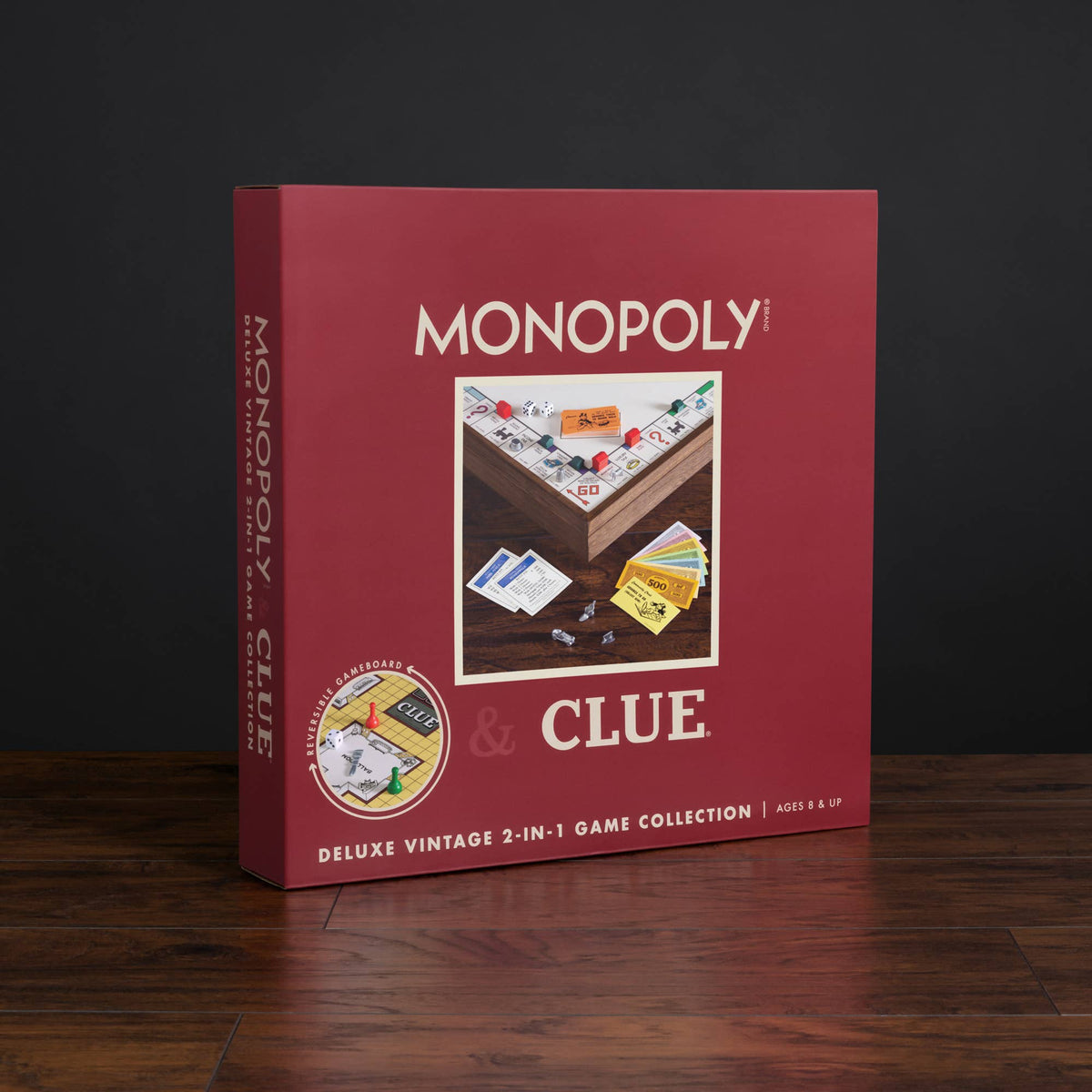 Monopoly & Clue 2-in-1 Deluxe Vintage Edition