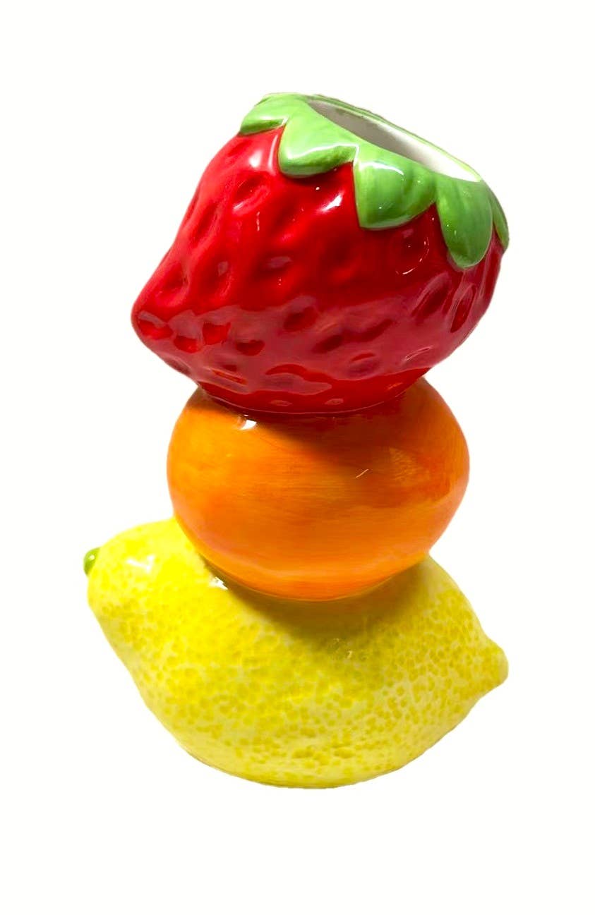 Concepts FreshForm 4x7 Fruit Tower Ceramic Vase