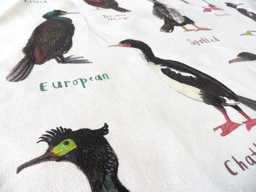 Shags Bird Cotton Tea Towel