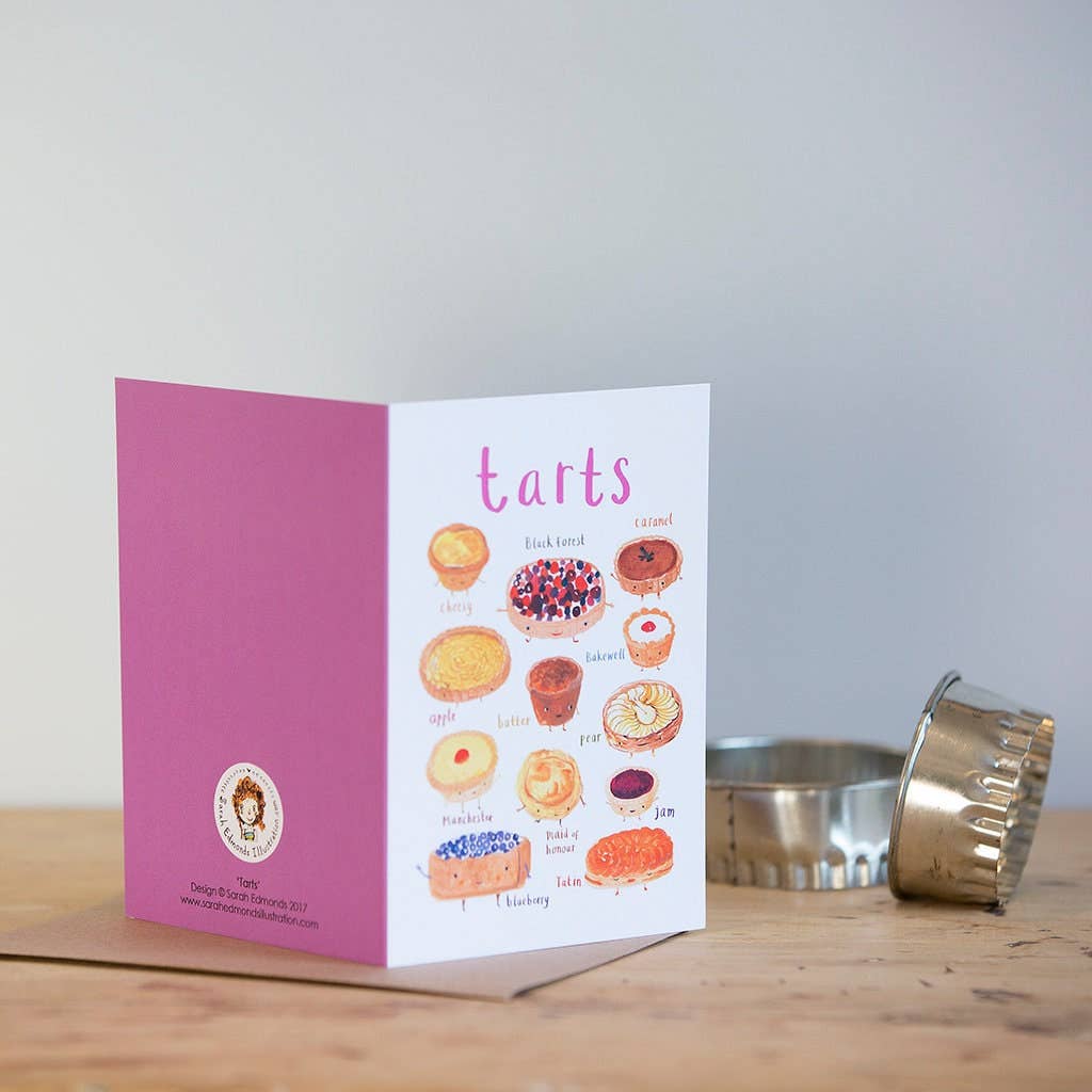 Tarts Blank Food Card