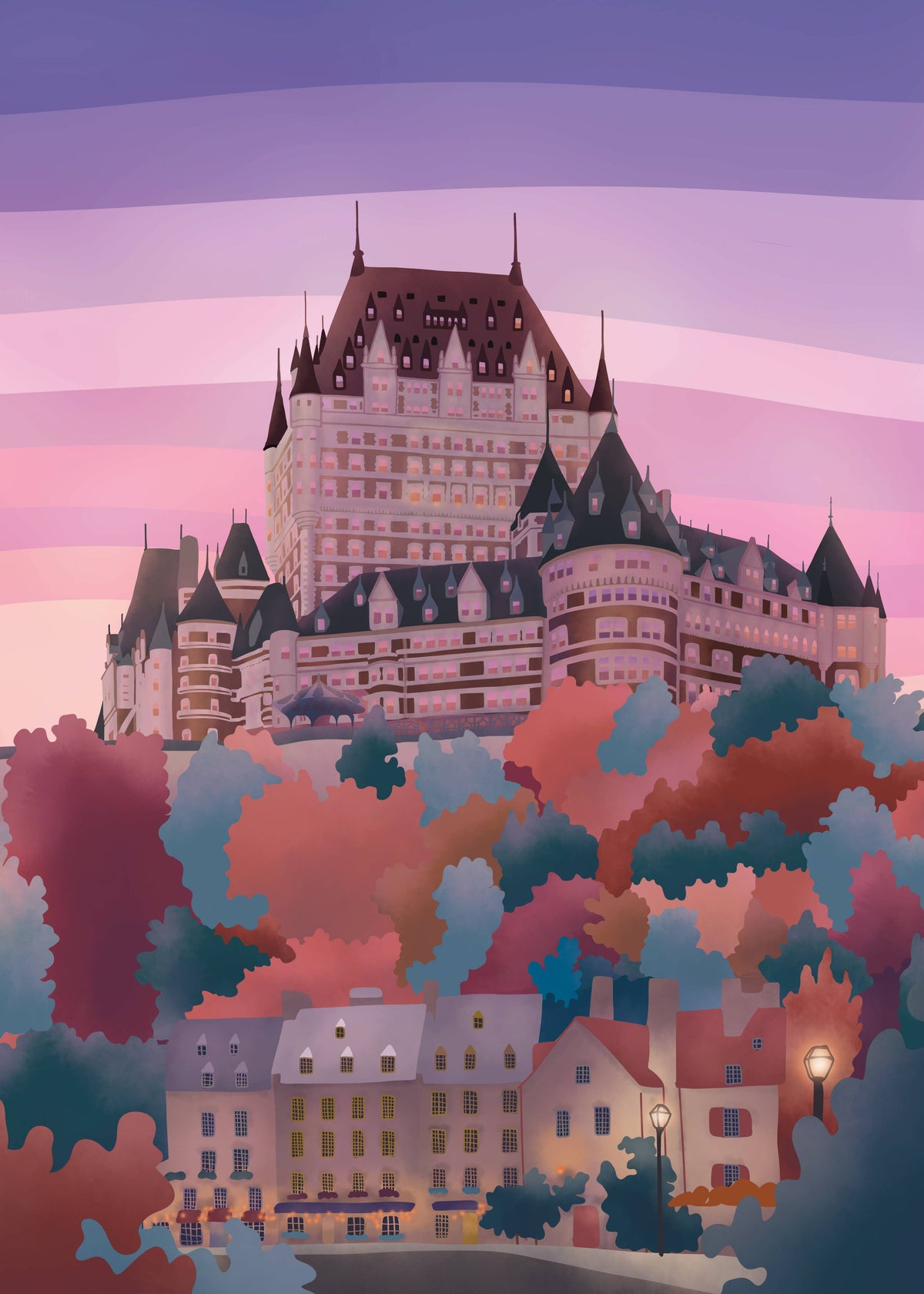 Quebec City | 500-Piece Puzzle | Designed in Canada