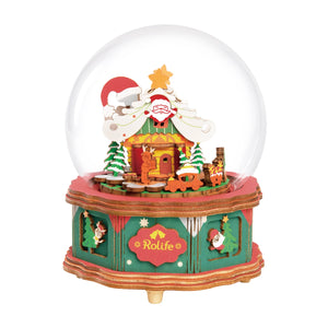 Christmas Town Snow Globe - DIY Music Box Kit