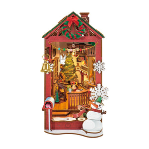 Christmas Indoor Scene - DIY Book Nook Kit