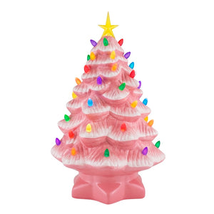 14" Nostalgic Tree- Pink