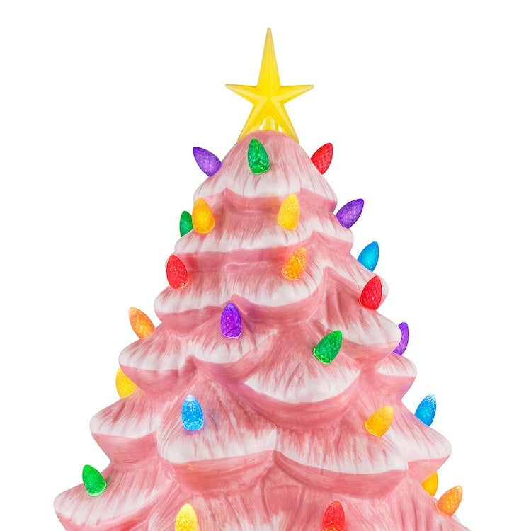 14" Nostalgic Tree- Pink