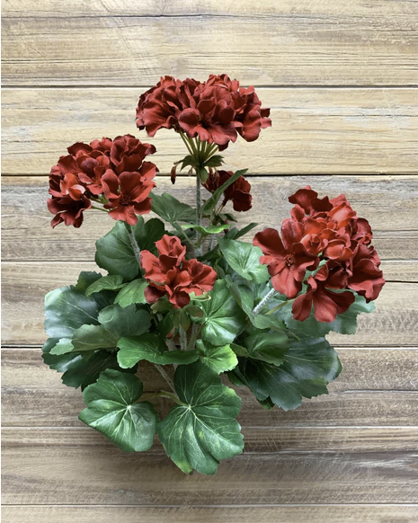16.5" Geranium Bush