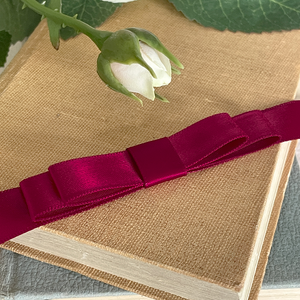 Dior Bow - Wine