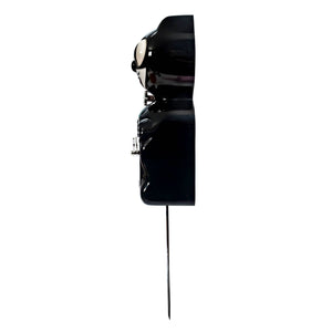 Retro Black Kitchen Edition Kit-Cat Klock