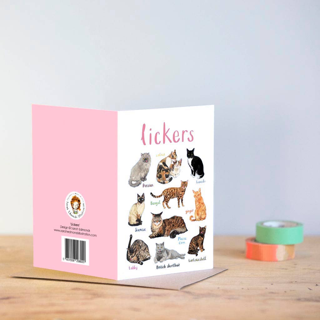 Lickers Blank Cat Card