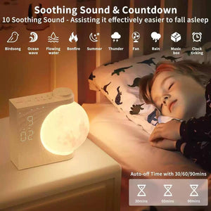 Moon Lamp Alarm Clock Night Light