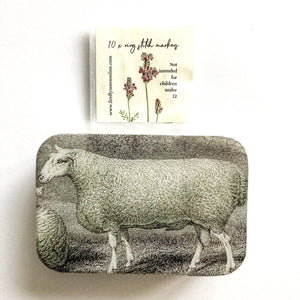 Notions Tin, Sheep Knitting Kit, Stitch Marker Storage