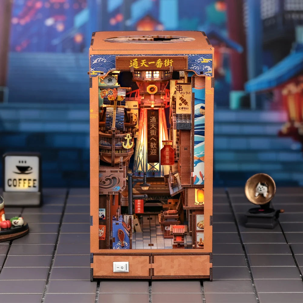 Tsutenkaku Ichiban Street - DIY Book Nook Kit