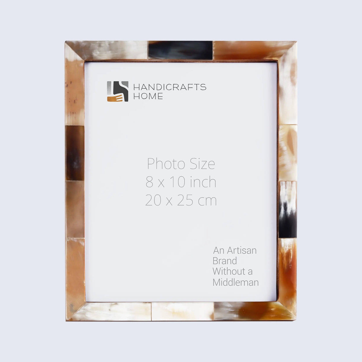 Bone Inlay Picture Photo Frame White