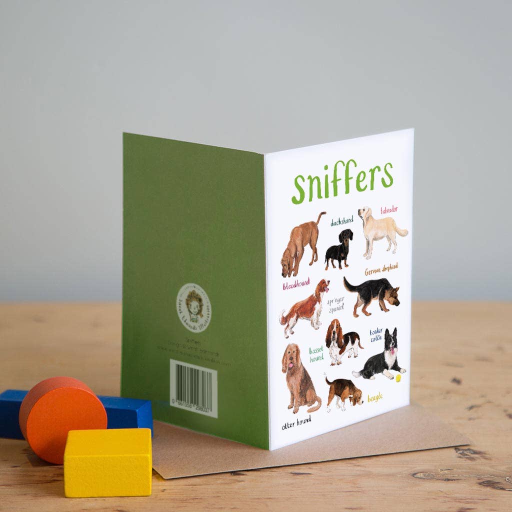 Sniffers Blank Dog Card