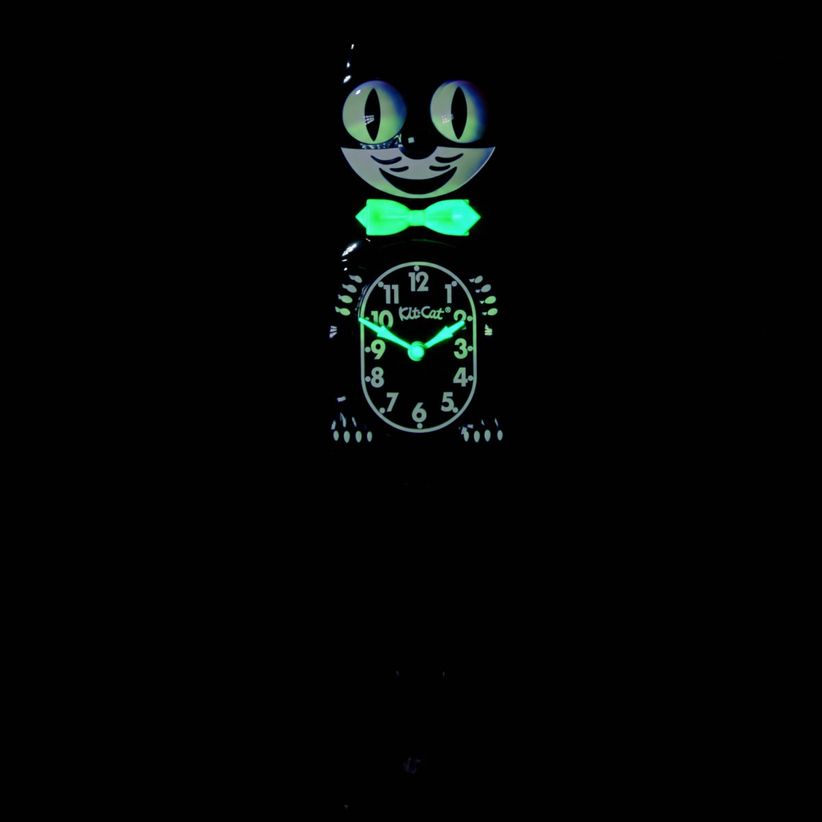 Classic Black Glow Kit-Cat Klock