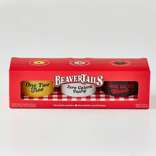 BeaverTails 3-Pack Candle Set – Inspired by Iconic Canadian