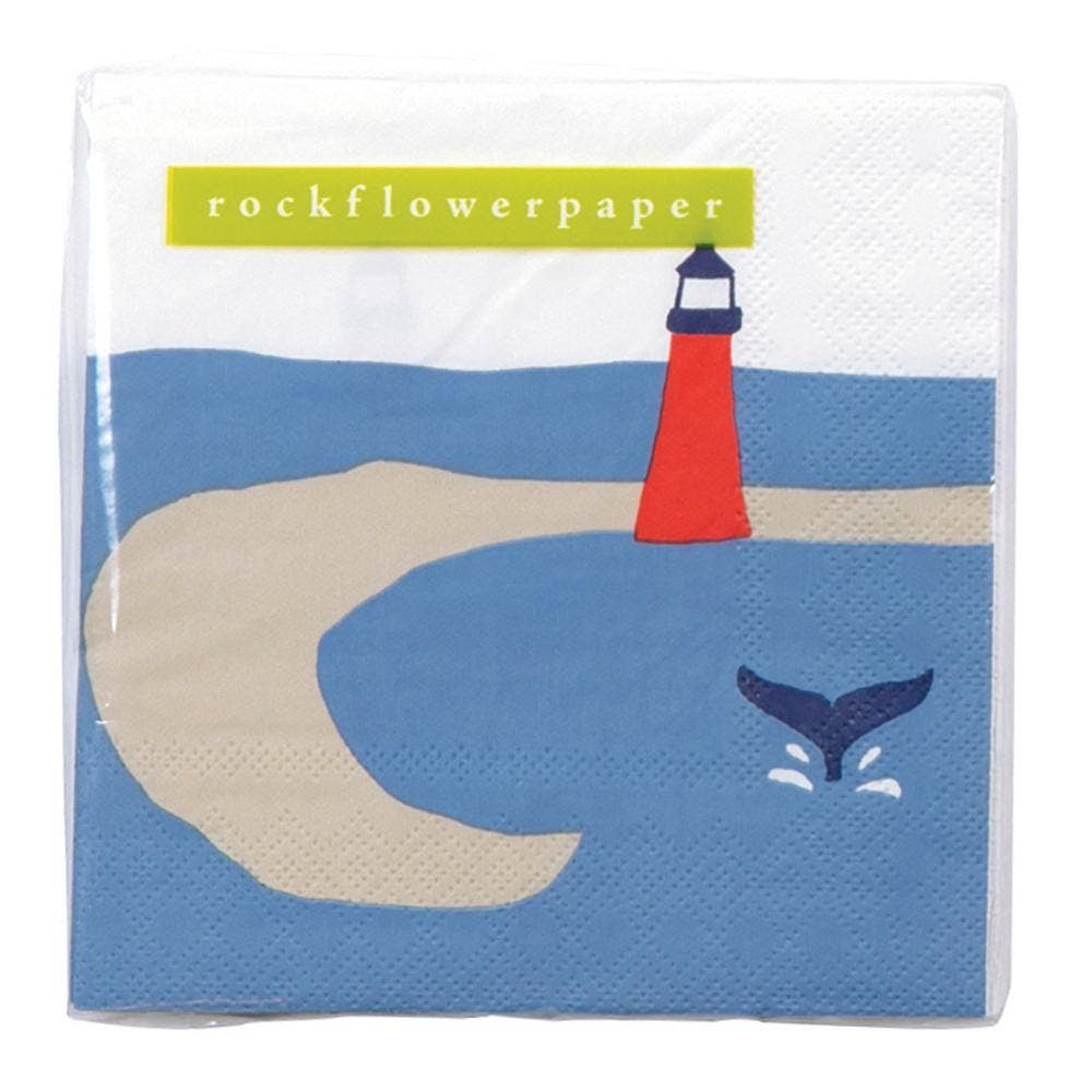 SEASIDE LIGHTHOUSE Paper Napkins, Pack of 20