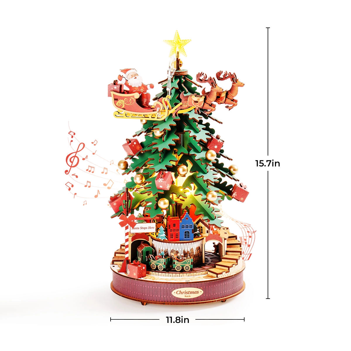 Christmas Melody Tree - DIY Music Box Kit