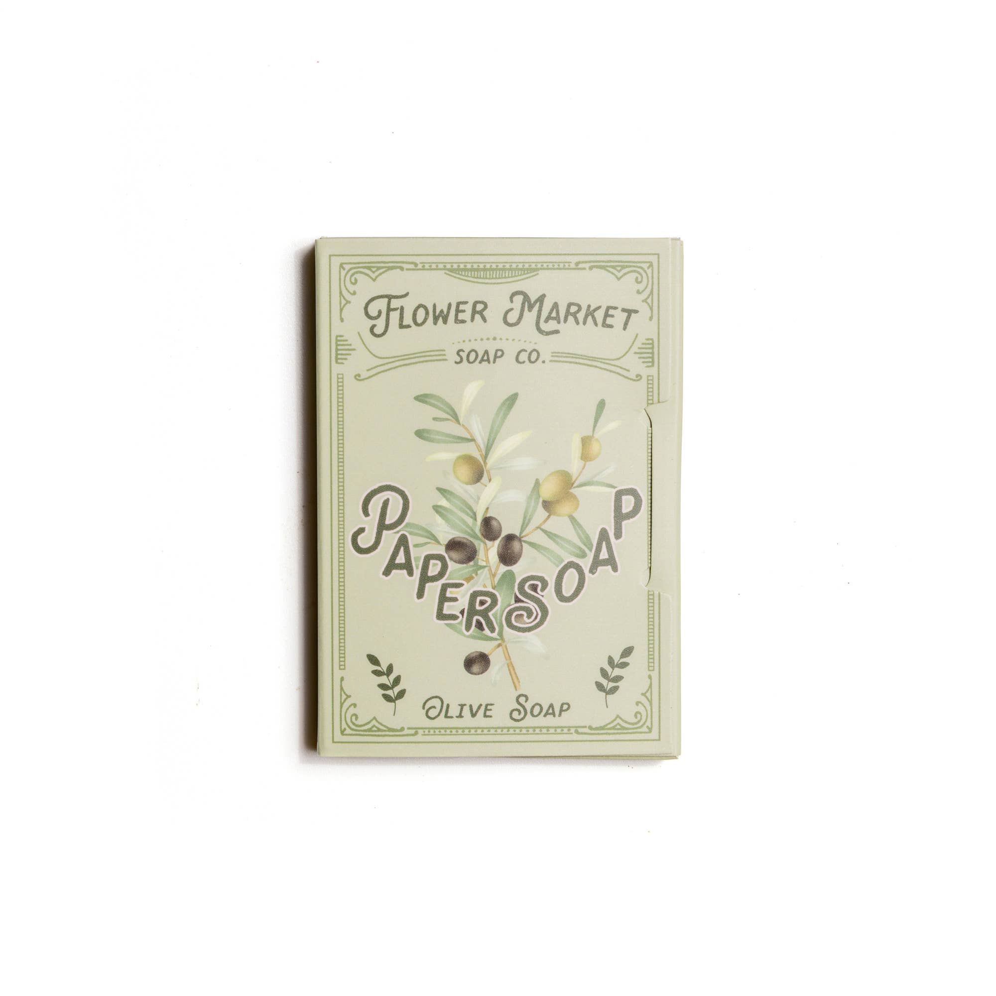 Olive Oil Travel paper Soap, 50 Sheets