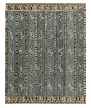 Blue Scandinavian Flatweave 5'x8'