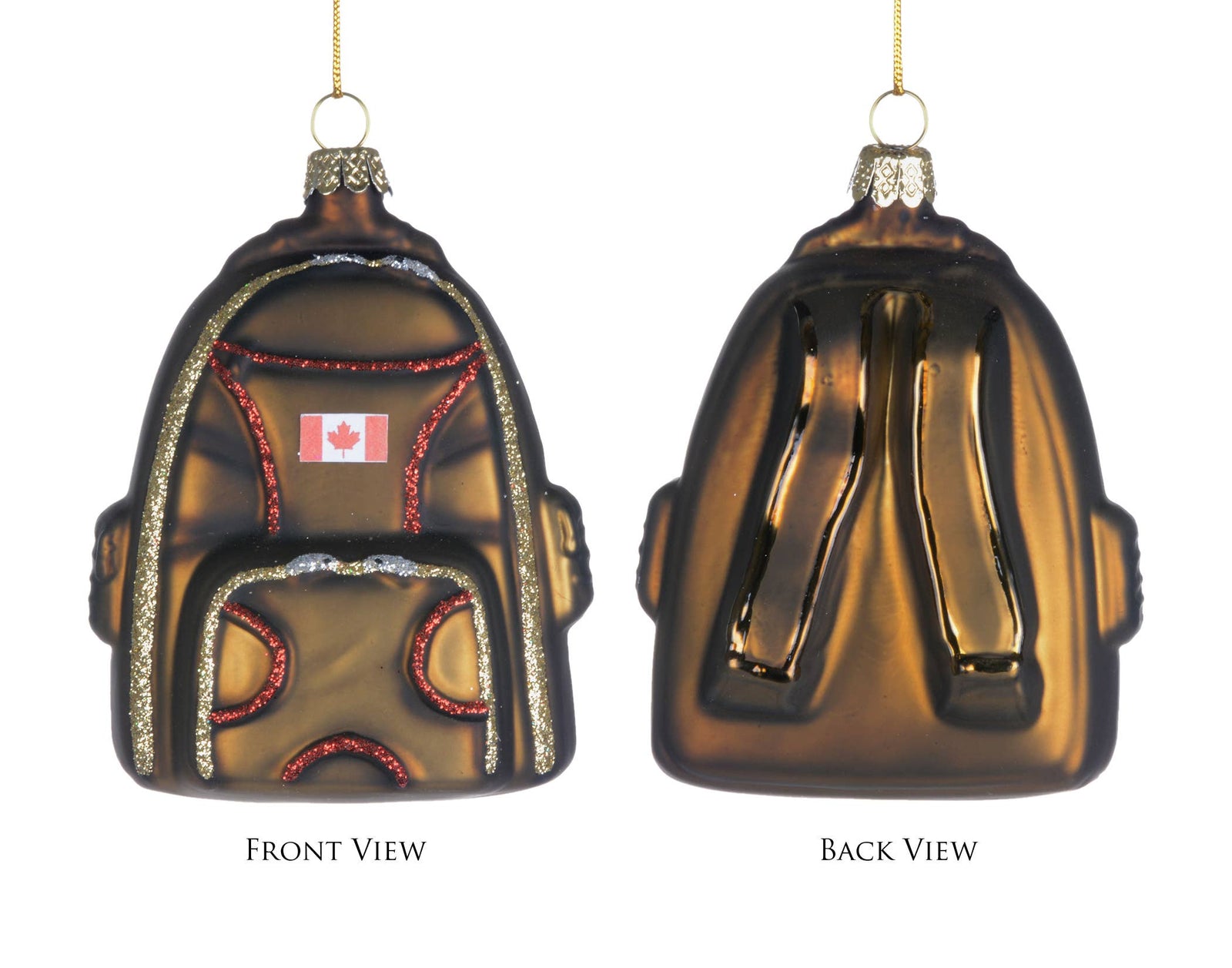 3.5" Backpack w/Canadian Flag Ornament