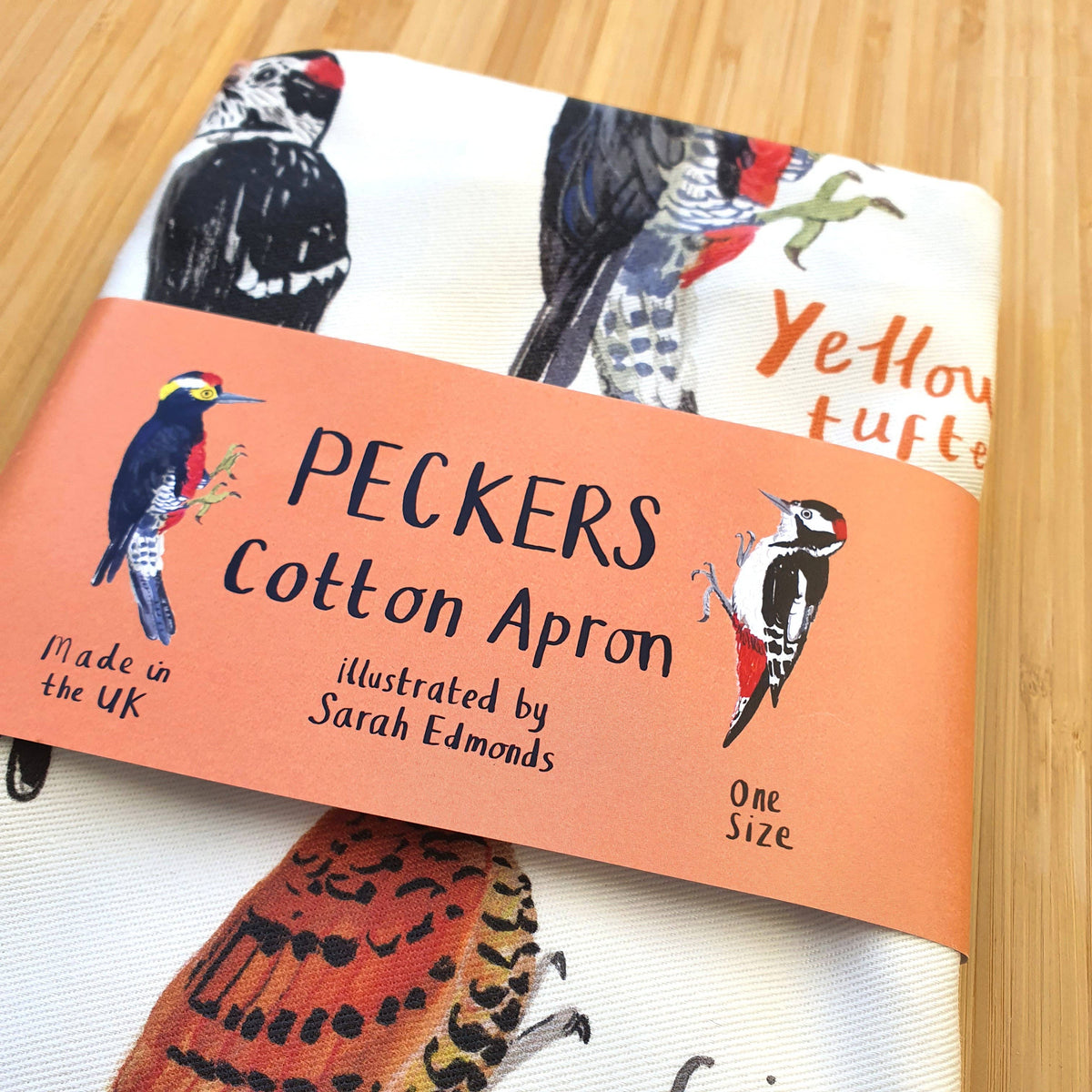 Peckers Bird Cotton Apron
