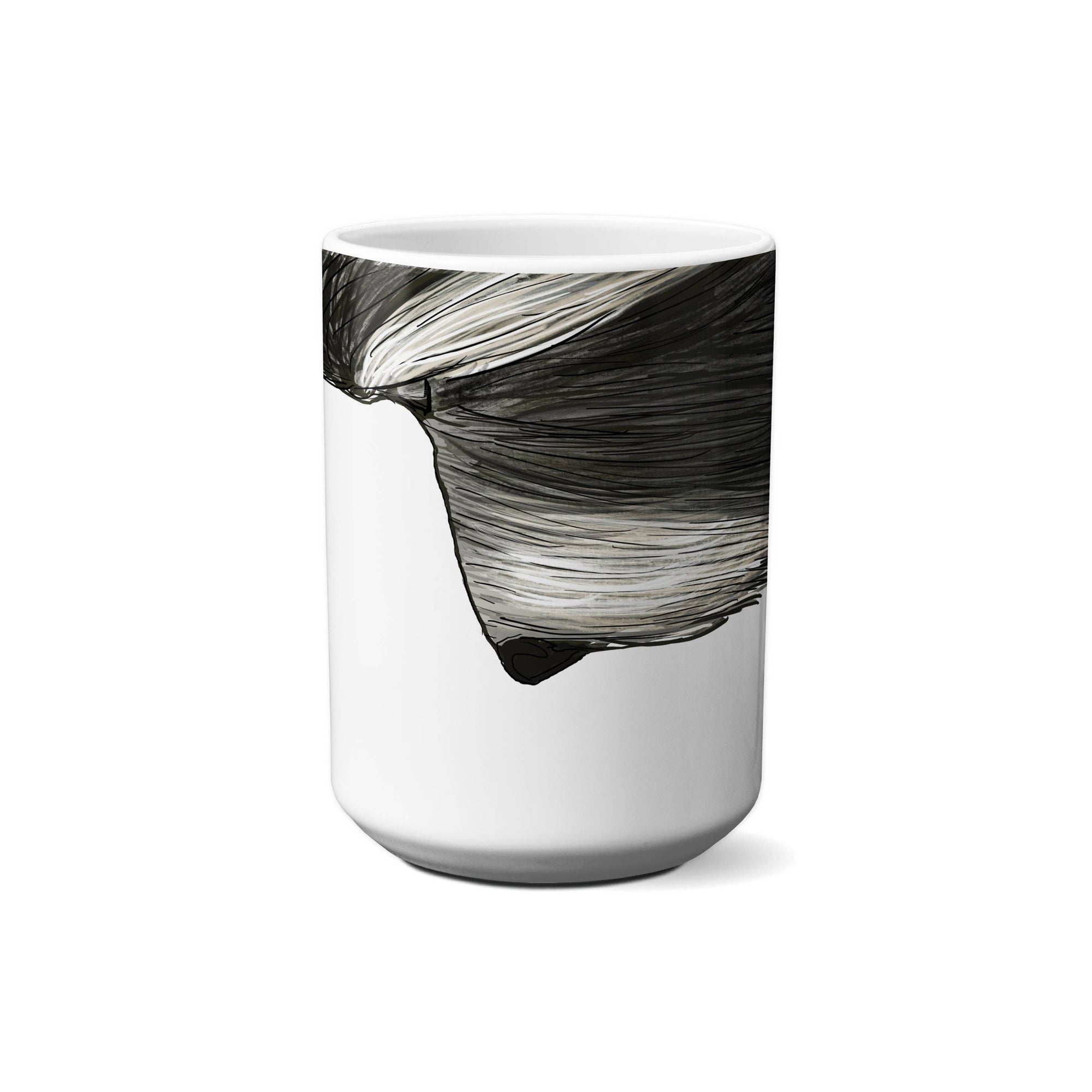 Bearded Collie Snout Mug