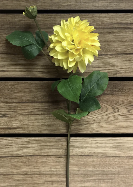 29" Yellow Dahlia