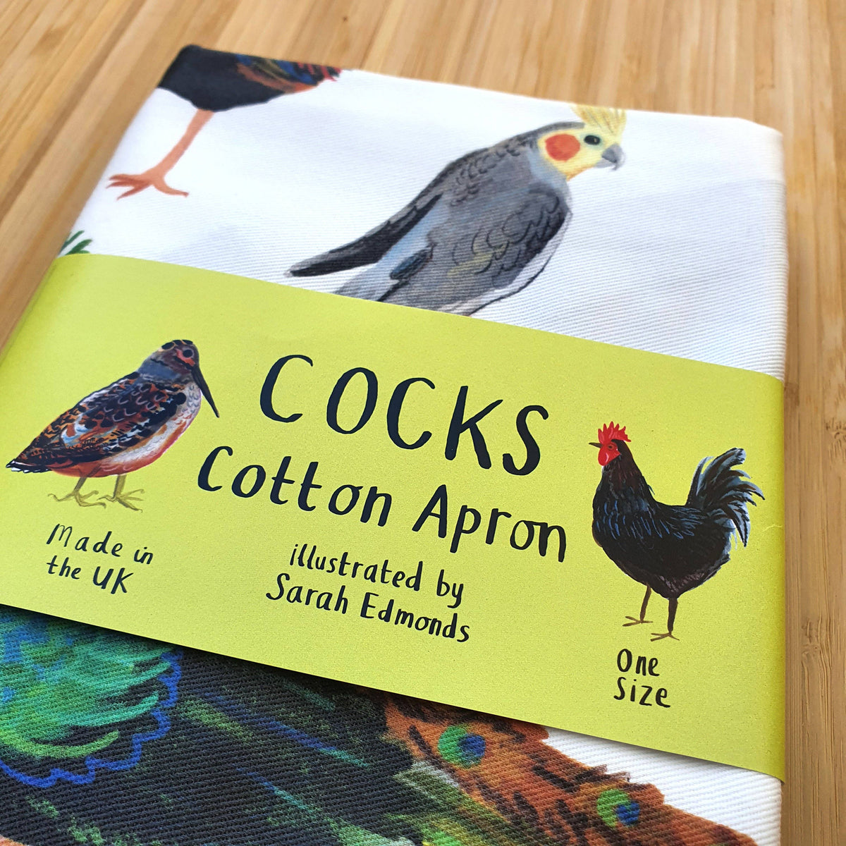 Cocks Bird Cotton Apron