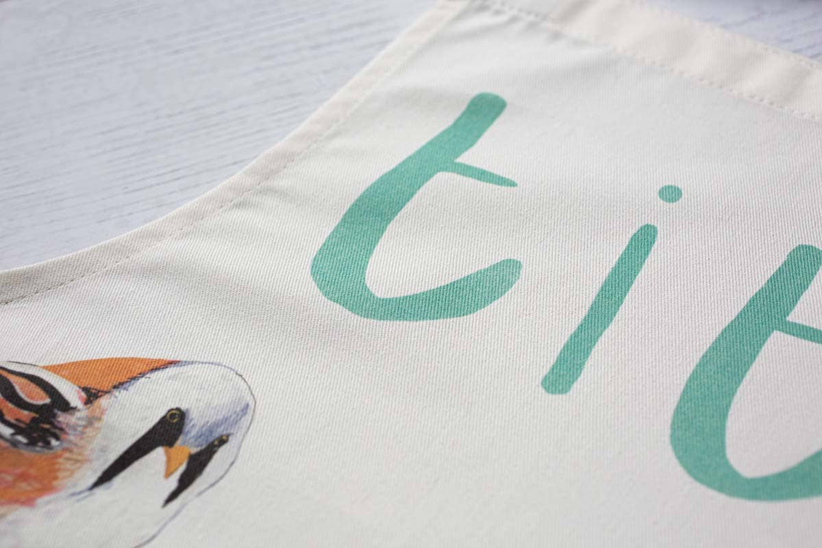 Tits Bird Cotton Apron