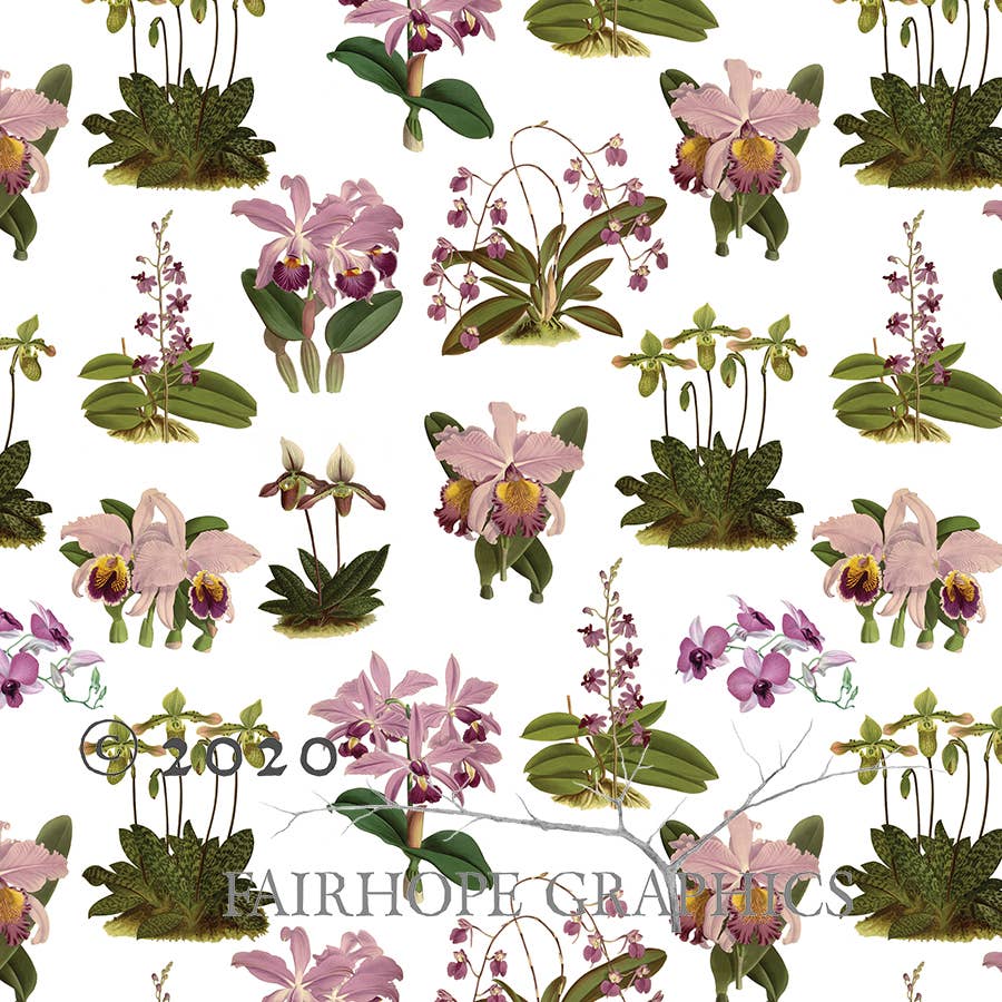 Orchid Purple Gift Wrap Single Sheet