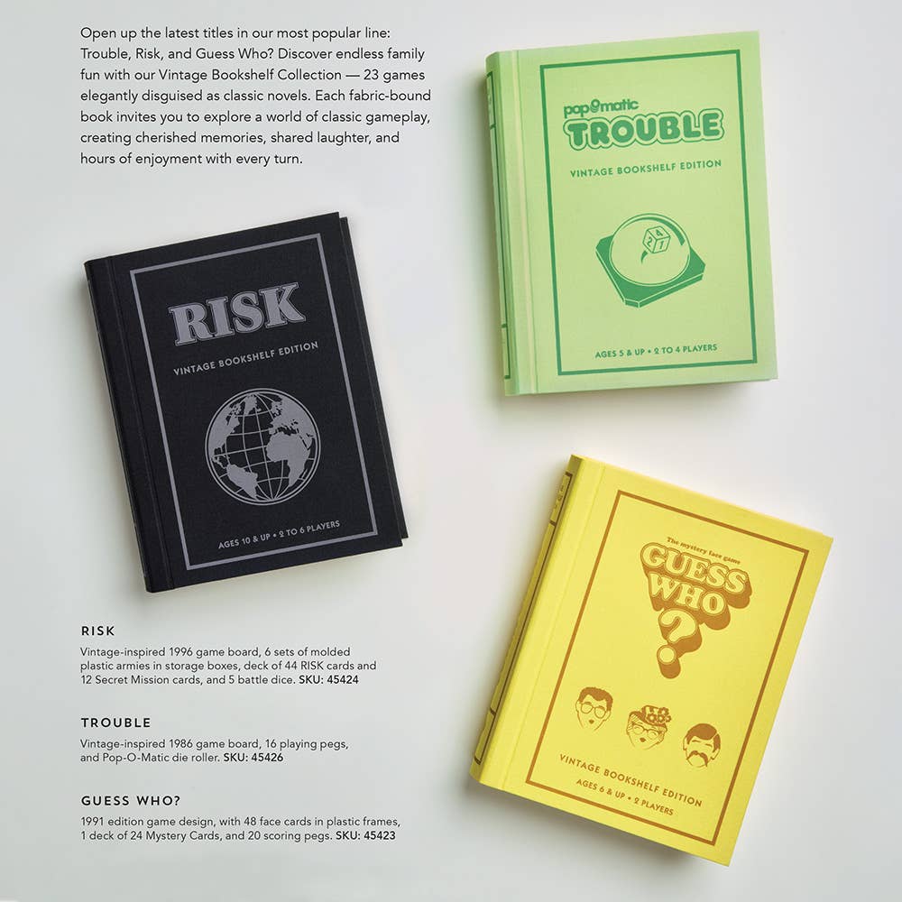 Trouble Vintage Bookshelf Edition