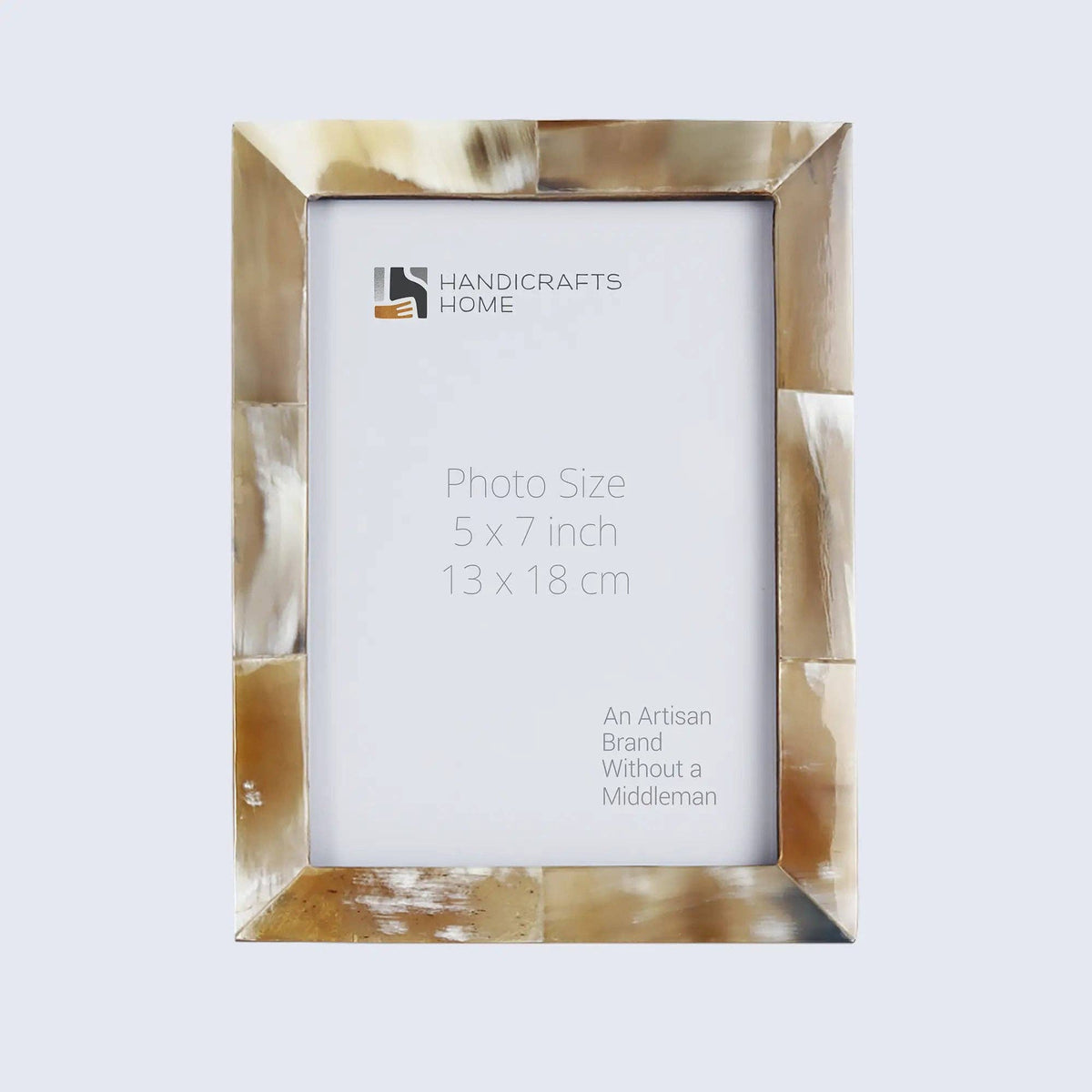 Bone Inlay Picture Photo Frame White