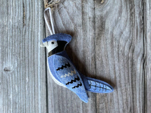 Blue Jay - Felt Ornament