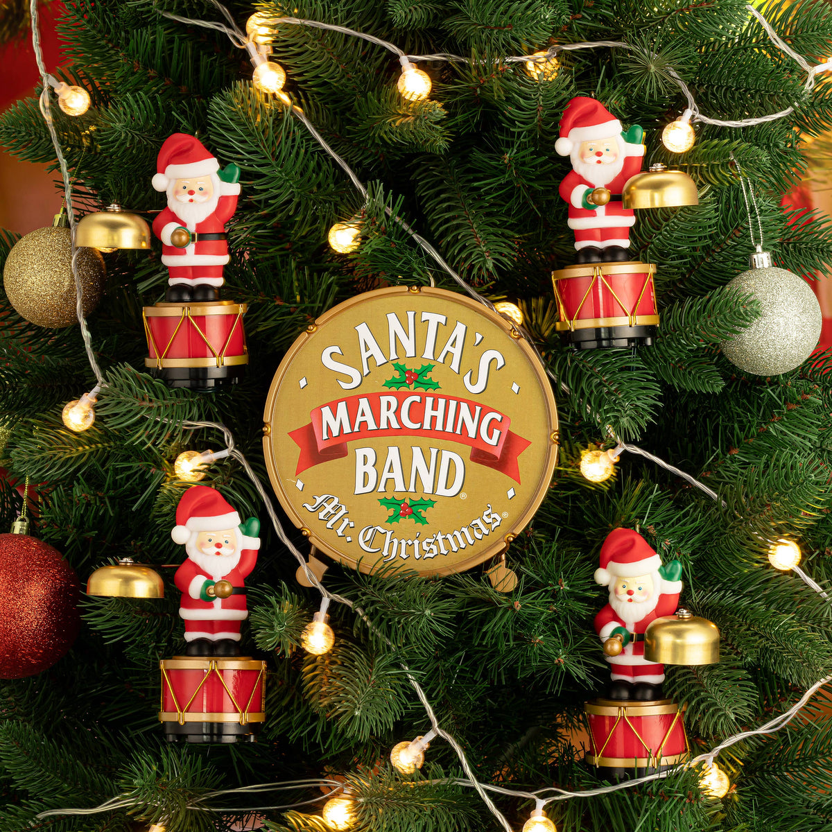 Animated Santa's Marching Band