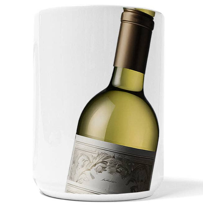 White Wine Bottle Mug