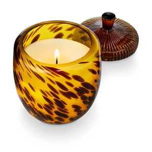 Woodfire - Glass Acorn Candle