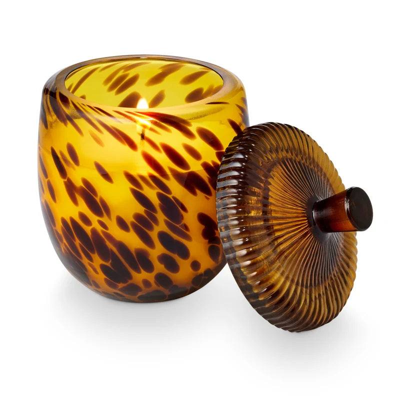 Woodfire - Glass Acorn Candle