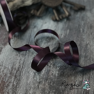 13mm Shadow Purple Satin Ribbon – 10 Metre Roll