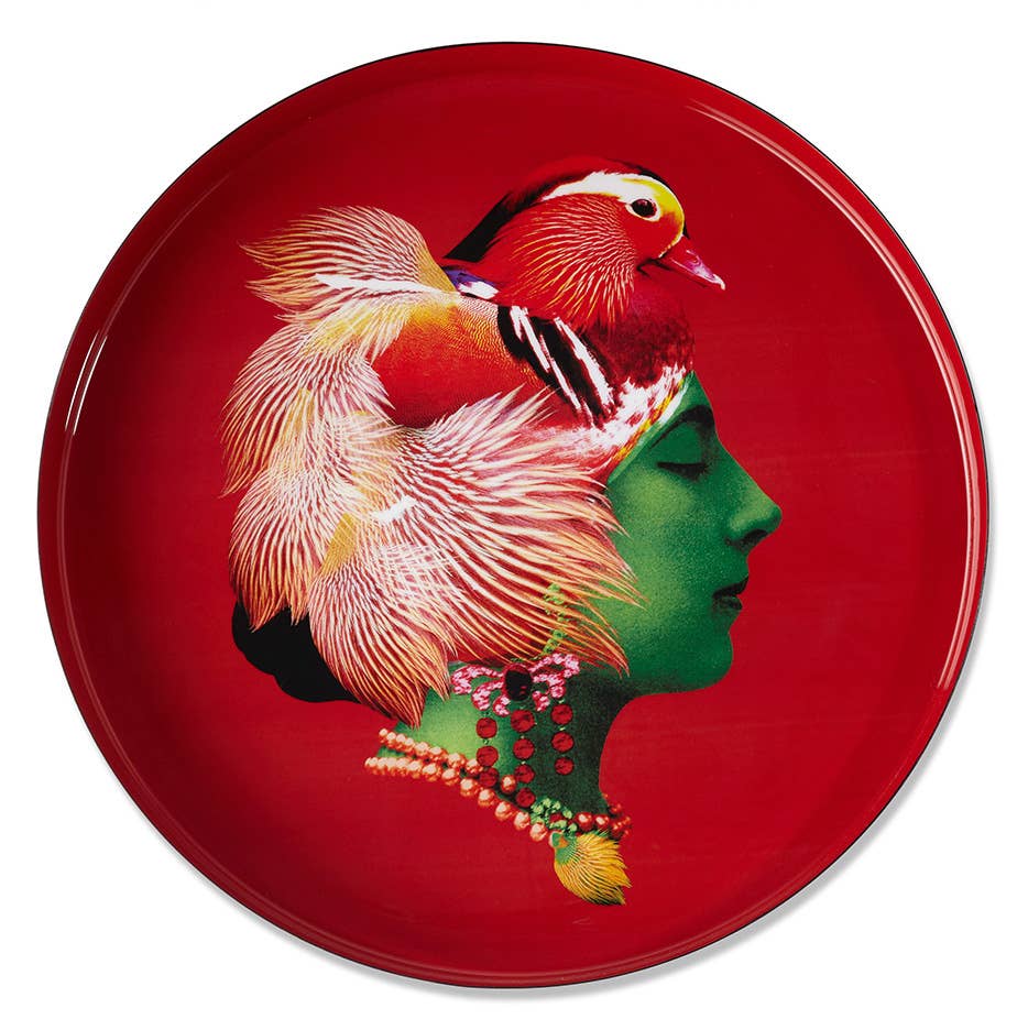 Round Canarbella platter